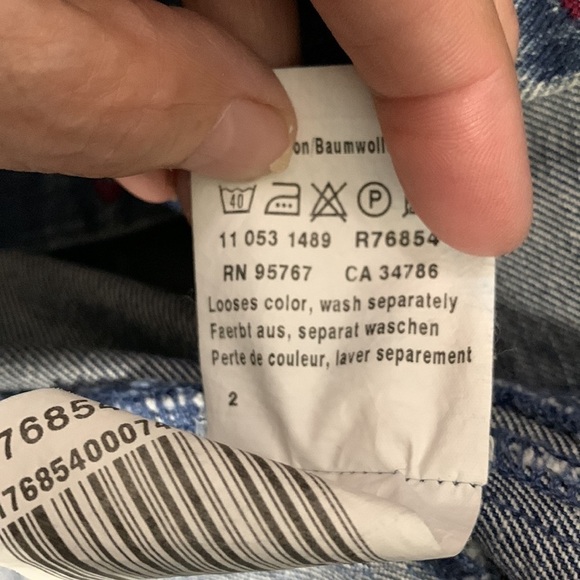 Mavi Jeans & Co Jean jacket, embroidered, Sz Large* See measurements - Picture 12 of 13